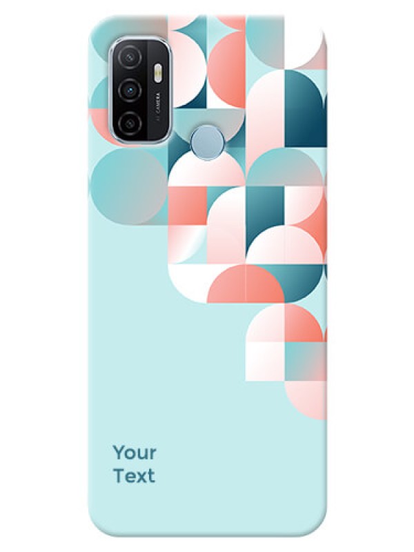 Custom Oppo A53 Back Covers: Stylish Semi-circle Pattern Design