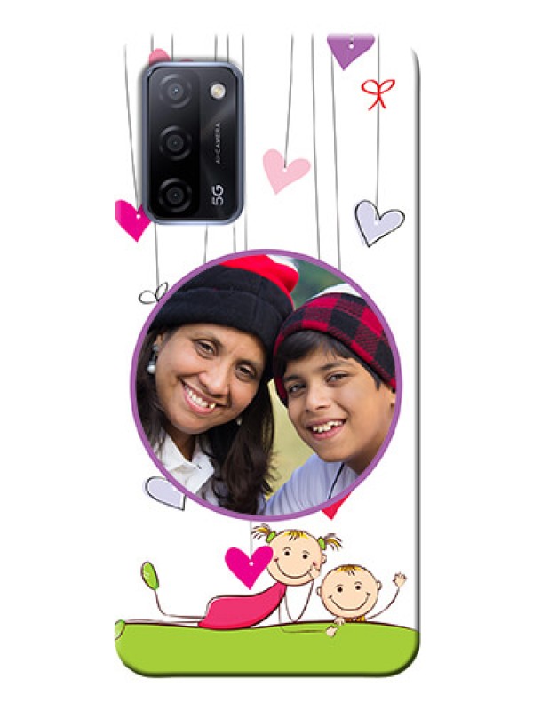 Custom Oppo A53s 5G Mobile Cases: Cute Kids Phone Case Design