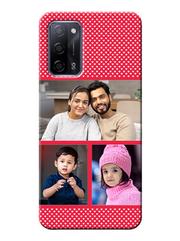 Custom Oppo A53s 5G mobile back covers online: Bulk Pic Upload Design