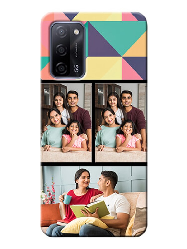 Custom Oppo A53s 5G personalised phone covers: Bulk Pic Upload Design