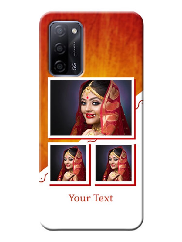 Custom Oppo A53s 5G Personalised Phone Cases: Wedding Memories Design 