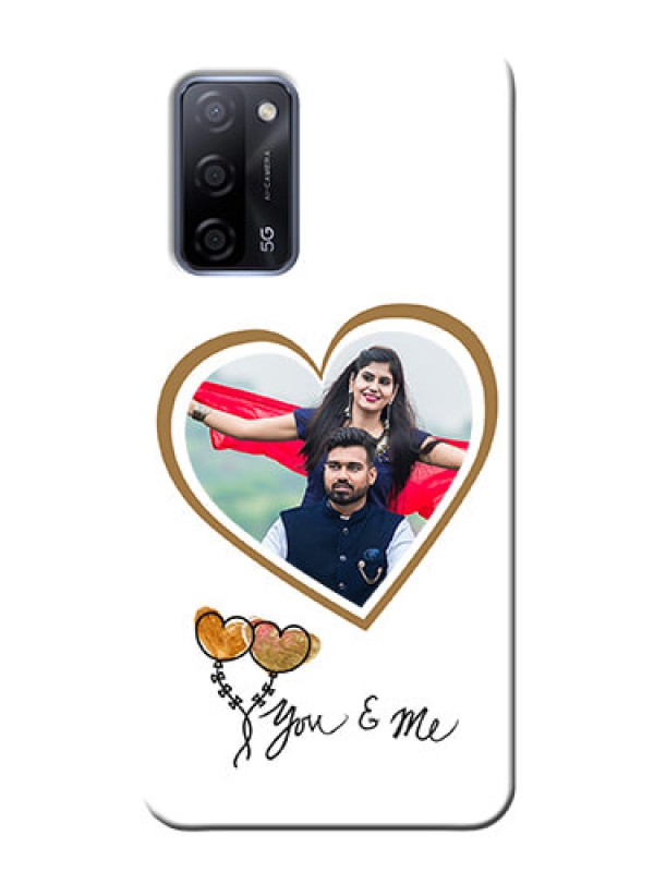 Custom Oppo A53s 5G customized phone cases: You & Me Design