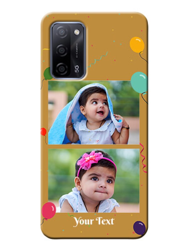 Custom Oppo A53s 5G Phone Covers: Image Holder with Birthday Celebrations Design