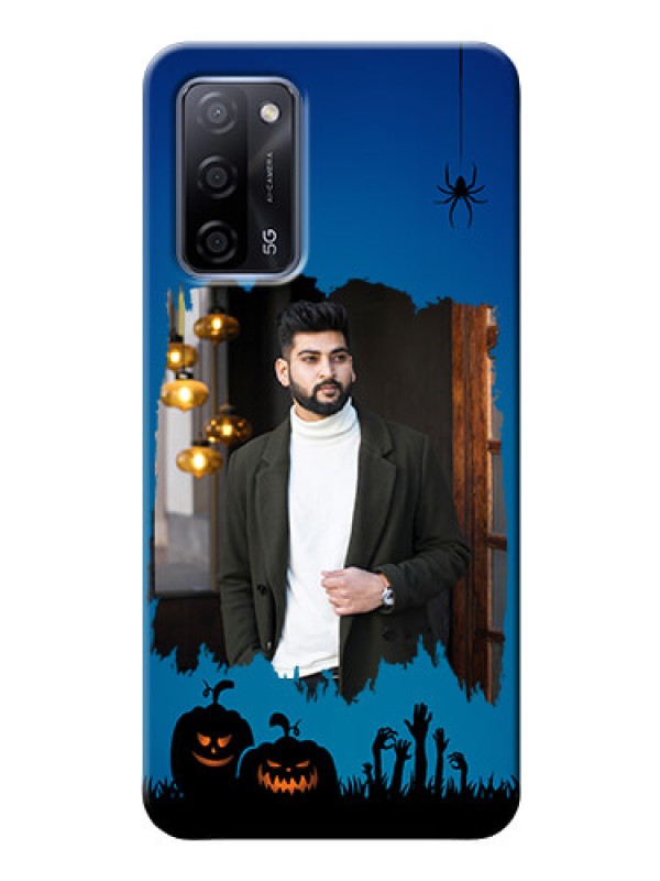 Custom Oppo A53s 5G mobile cases online with pro Halloween design 