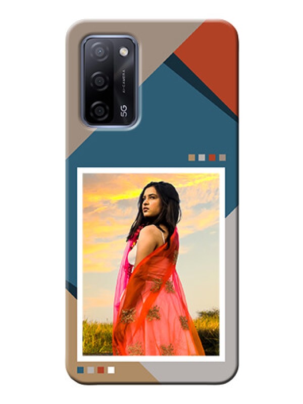 Custom Oppo A53S 5G Mobile Back Covers: Retro color pallet Design