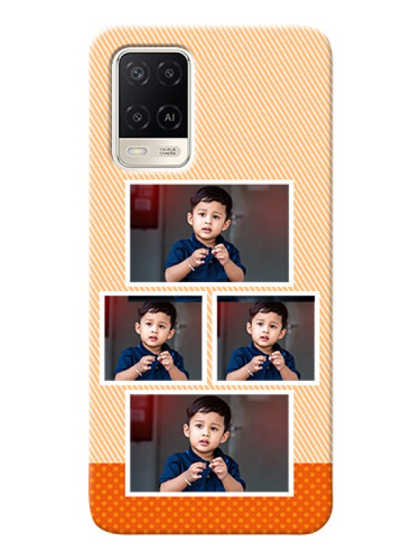Custom Oppo A54 Mobile Back Covers: Bulk Photos Upload Design