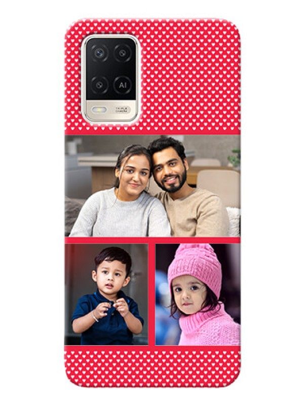 Custom Oppo A54 mobile back covers online: Bulk Pic Upload Design