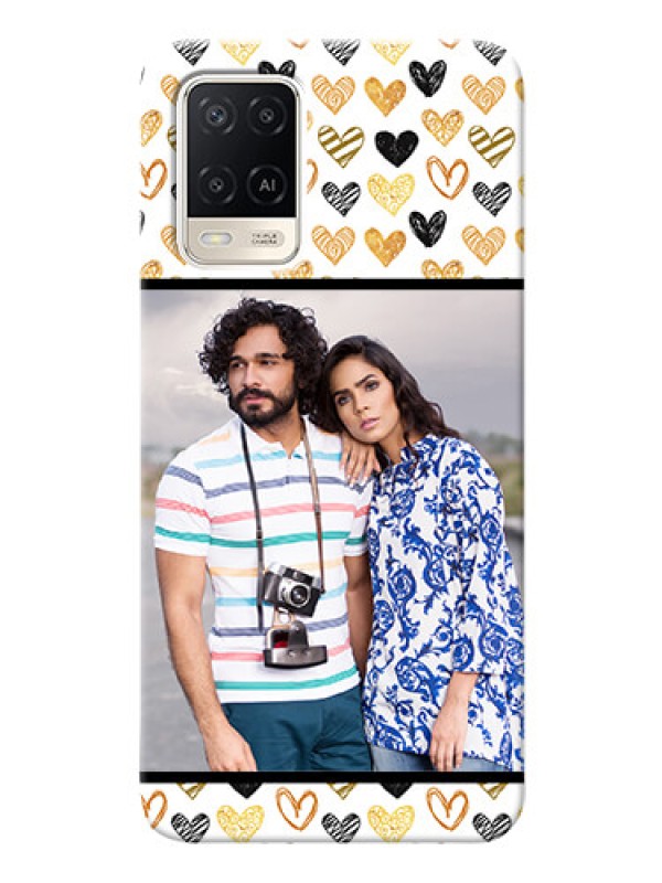 Custom Oppo A54 Personalized Mobile Cases: Love Symbol Design