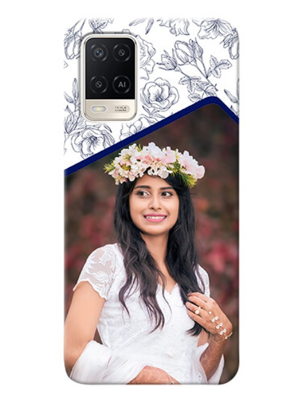 Custom Oppo A54 Phone Cases: Premium Floral Design
