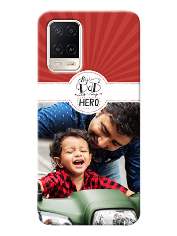 Custom Oppo A54 custom mobile phone cases: My Dad Hero Design