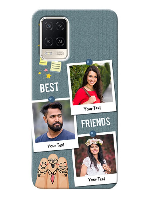 Custom Oppo A54 Mobile Cases: Sticky Frames and Friendship Design