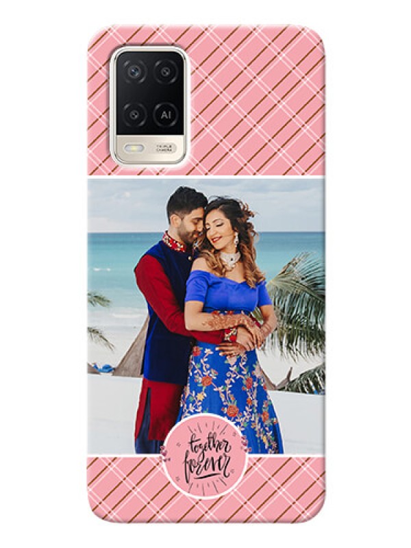 Custom Oppo A54 Mobile Covers Online: Together Forever Design