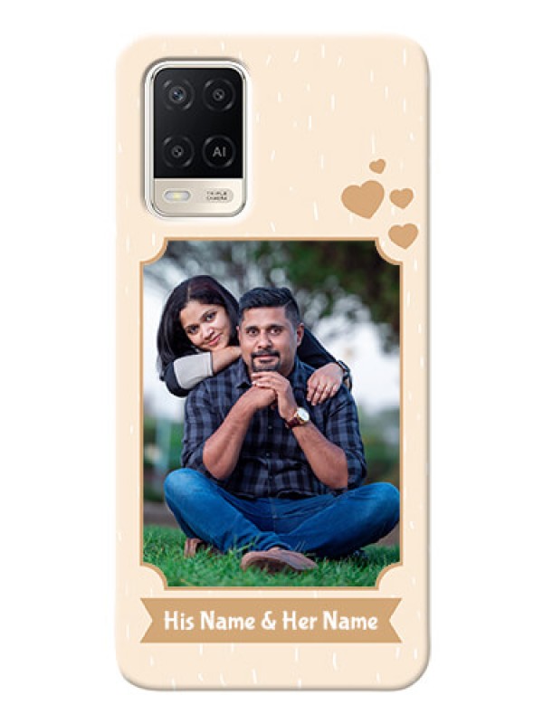 Custom Oppo A54 mobile phone cases with confetti love design 
