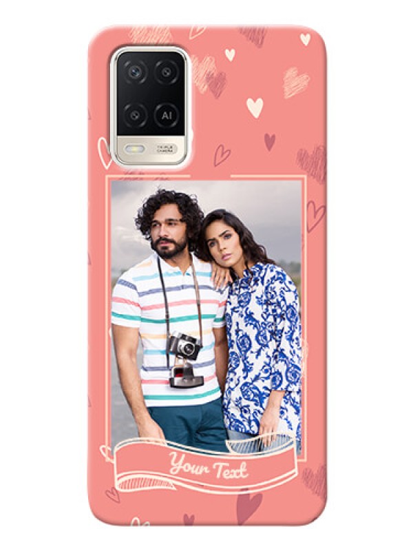 Custom Oppo A54 custom mobile phone cases: love doodle art Design