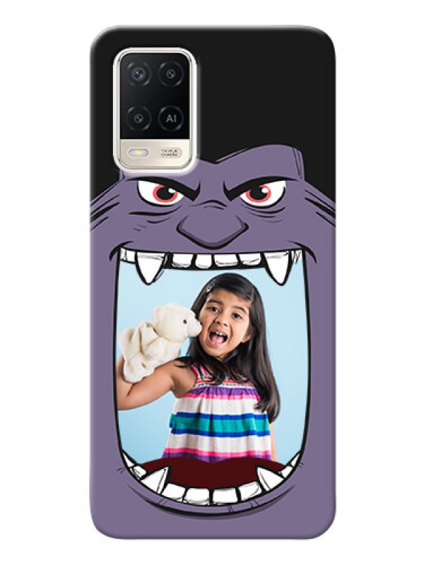 Custom Oppo A54 Personalised Phone Covers: Angry Monster Design