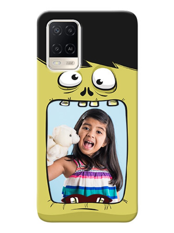 Custom Oppo A54 Mobile Covers: Cartoon monster back case Design