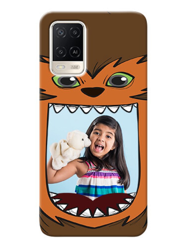 Custom Oppo A54 Phone Covers: Owl Monster Back Case Design