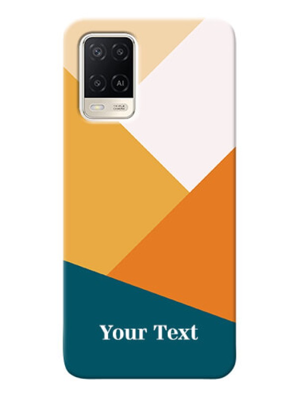 Custom Oppo A54 Custom Phone Cases: Stacked Multi-colour Design