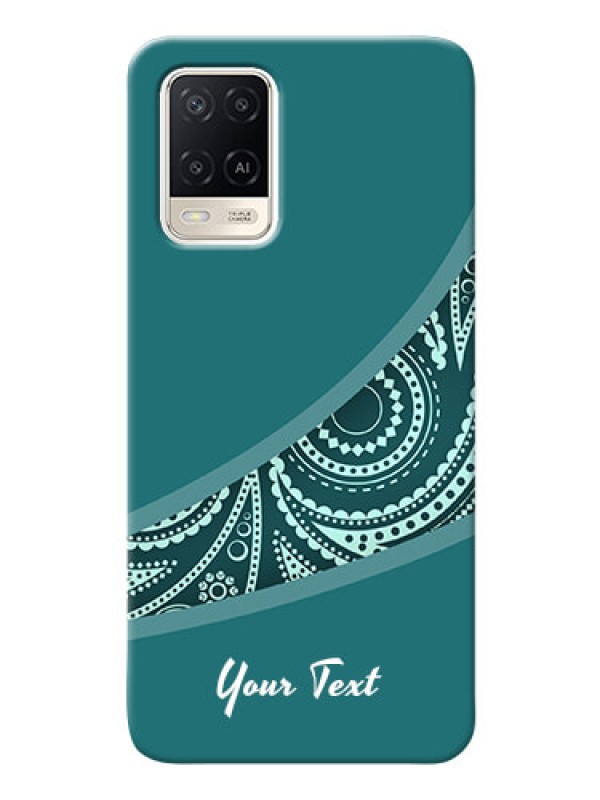 Custom Oppo A54 Custom Phone Covers: semi visible floral Design