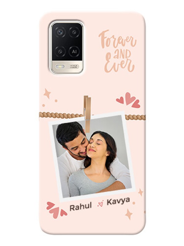 Custom Oppo A54 Phone Back Covers: Forever and ever love Design