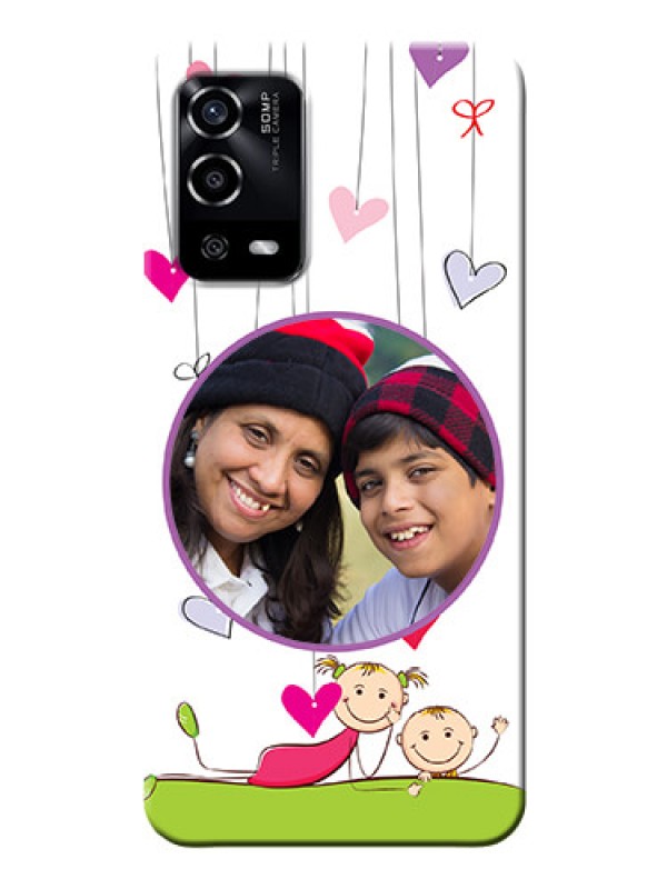 Custom Oppo A55 Mobile Cases: Cute Kids Phone Case Design