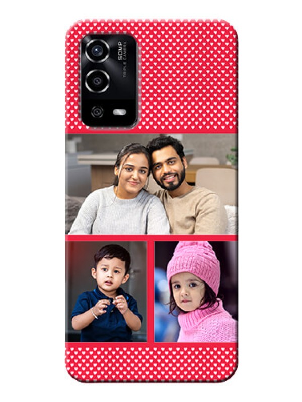 Custom Oppo A55 mobile back covers online: Bulk Pic Upload Design