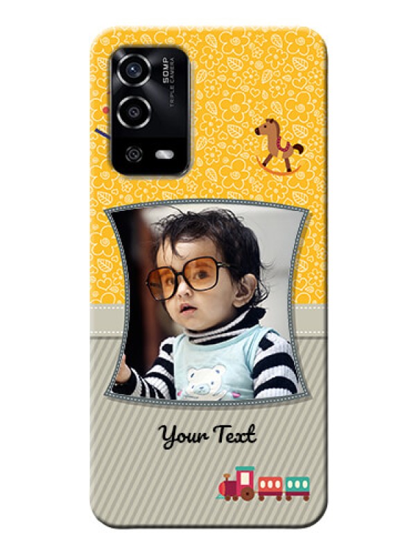 Custom Oppo A55 Mobile Cases Online: Baby Picture Upload Design