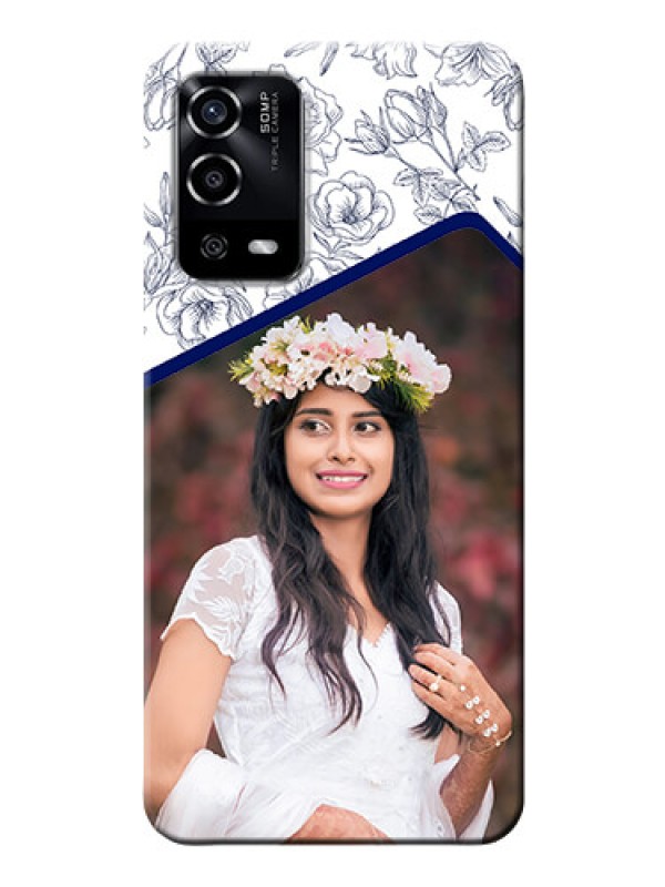 Custom Oppo A55 Phone Cases: Premium Floral Design