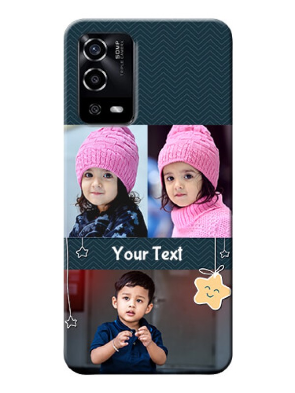 Custom Oppo A55 Mobile Back Covers Online: Hanging Stars Design