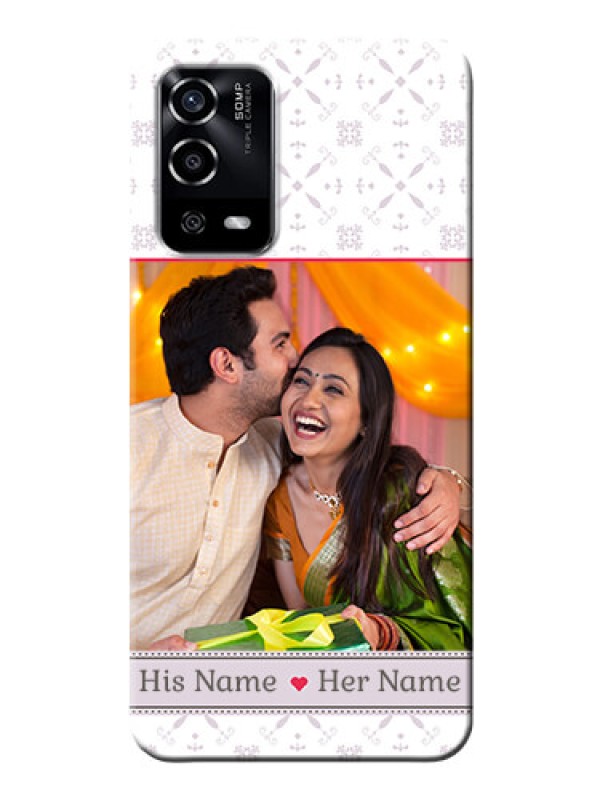 Custom Oppo A55 Phone Cases with Photo and Ethnic Design