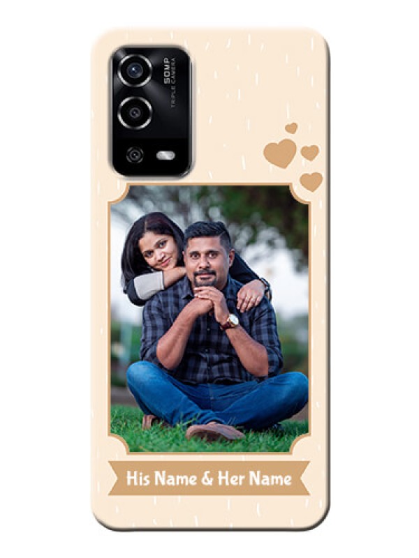 Custom Oppo A55 mobile phone cases with confetti love design 