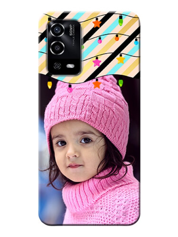 Custom Oppo A55 Personalized Mobile Covers: Lights Hanging Design