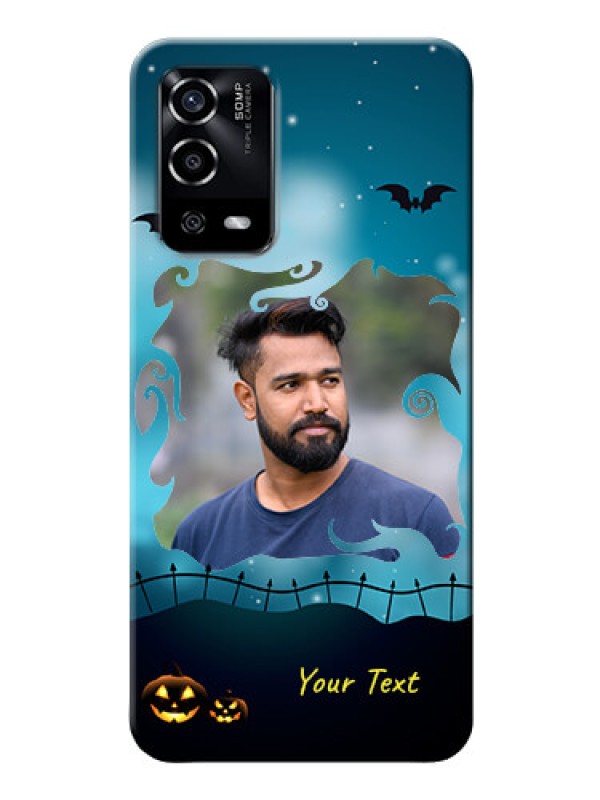 Custom Oppo A55 Personalised Phone Cases: Halloween frame design