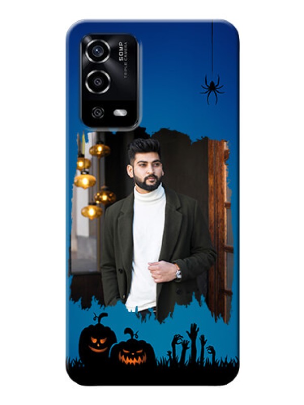 Custom Oppo A55 mobile cases online with pro Halloween design 