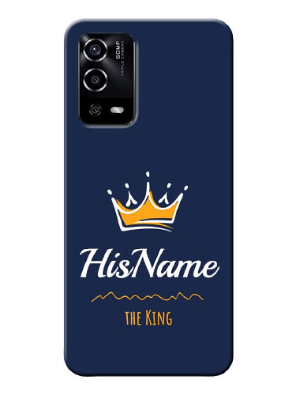 Custom Oppo A55 King Phone Case with Name
