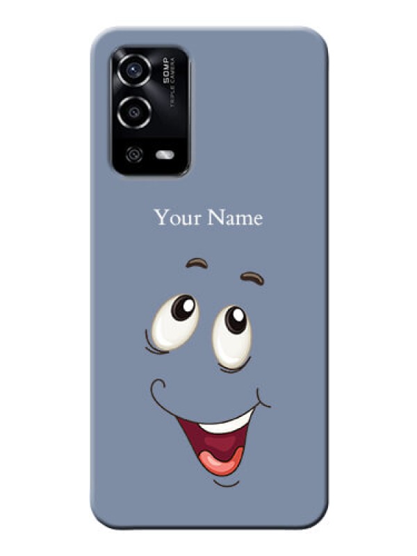 Custom Oppo A55 Phone Back Covers: Laughing Cartoon Face Design