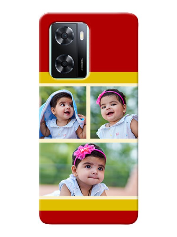 Custom Oppo A57 2022 mobile phone cases: Multiple Pic Upload Design