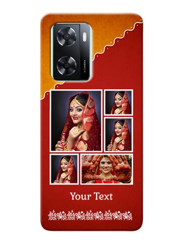 Custom Oppo A57 2022 customized phone cases: Wedding Pic Upload Design