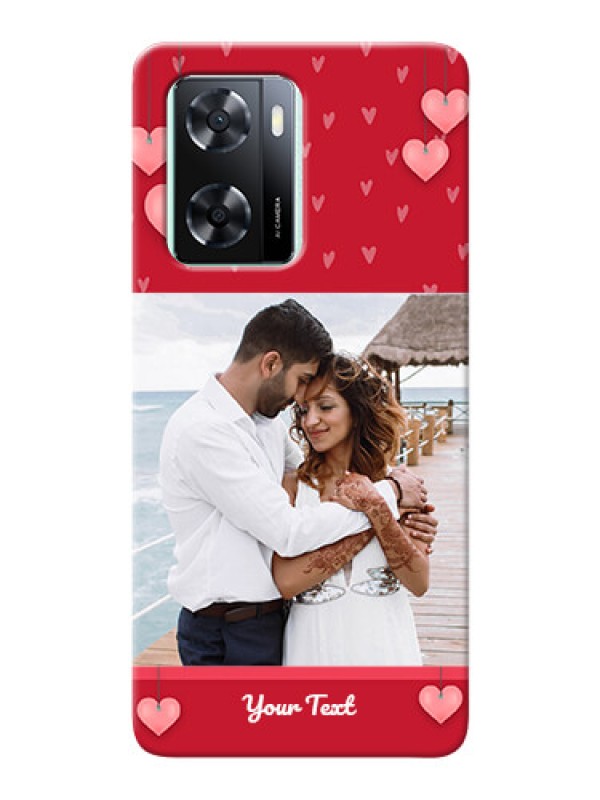Custom Oppo A57 2022 Mobile Back Covers: Valentines Day Design