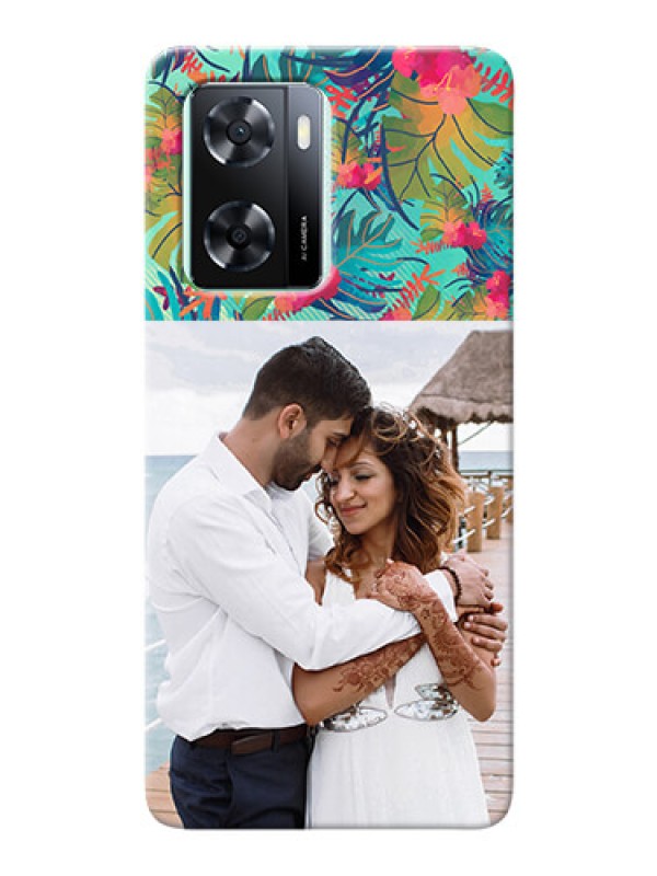 Custom Oppo A57 2022 Personalized Phone Cases: Watercolor Floral Design