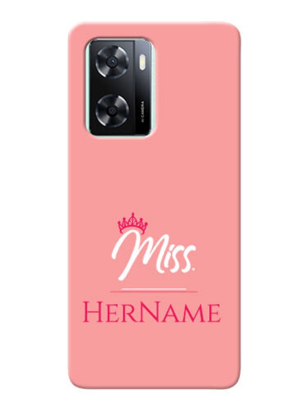 Custom Oppo A57 2022 Custom Phone Case Mrs with Name