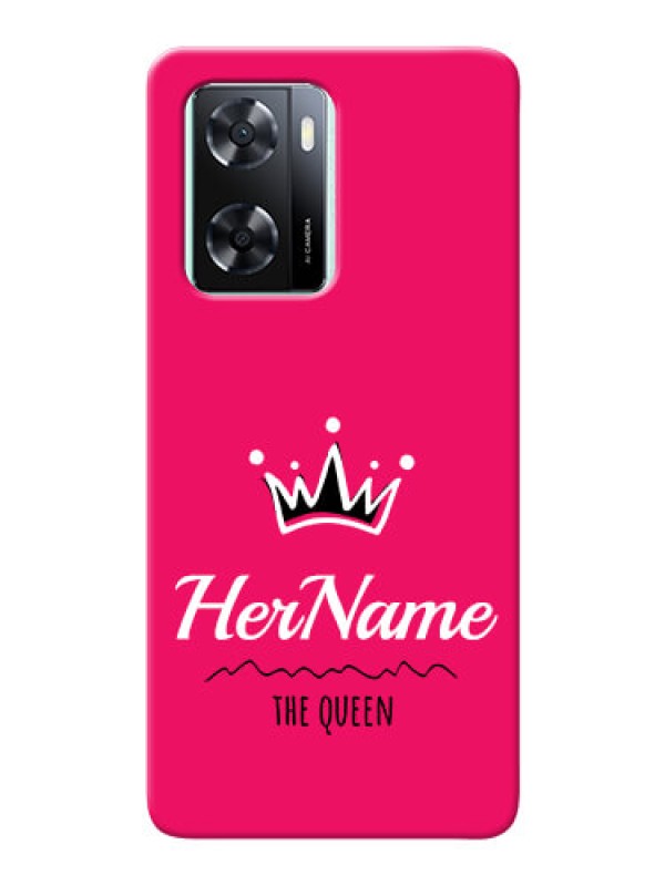 Custom Oppo A57 2022 Queen Phone Case with Name