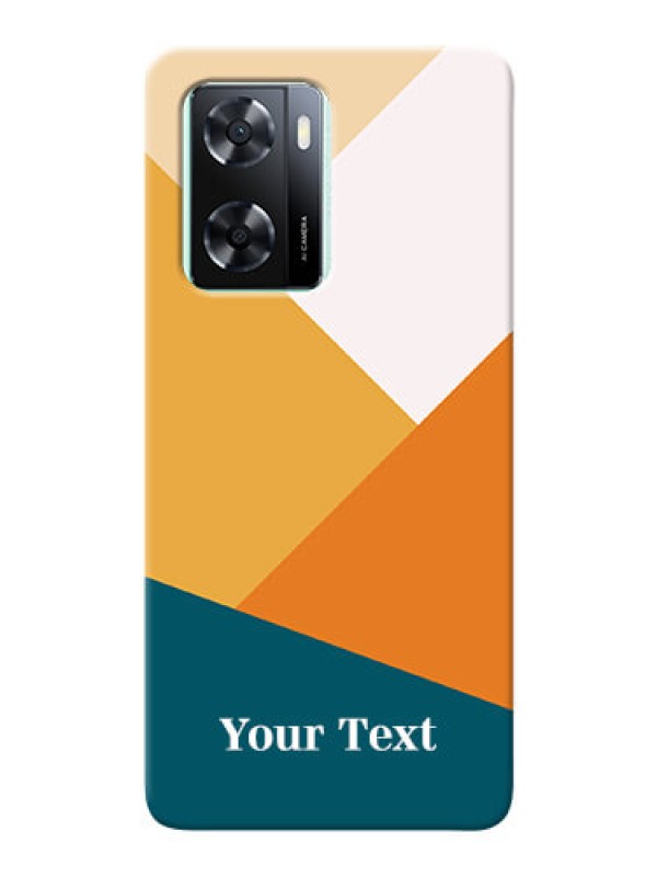 Custom Oppo A57 2022 Custom Phone Cases: Stacked Multi-colour Design
