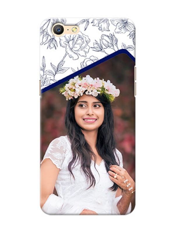 Custom Oppo A57 Floral Design Mobile Cover Design