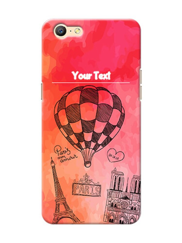 Custom Oppo A57 abstract painting with paris theme Design