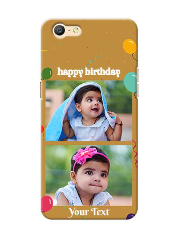 Custom Oppo A57 2 image holder with birthday celebrations Design