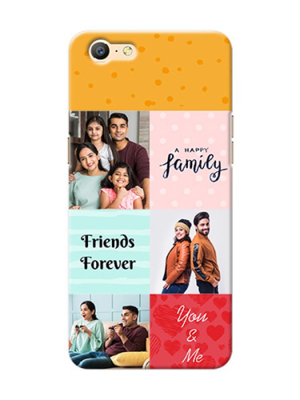 Custom Oppo A57 4 image holder with multiple quotations Design
