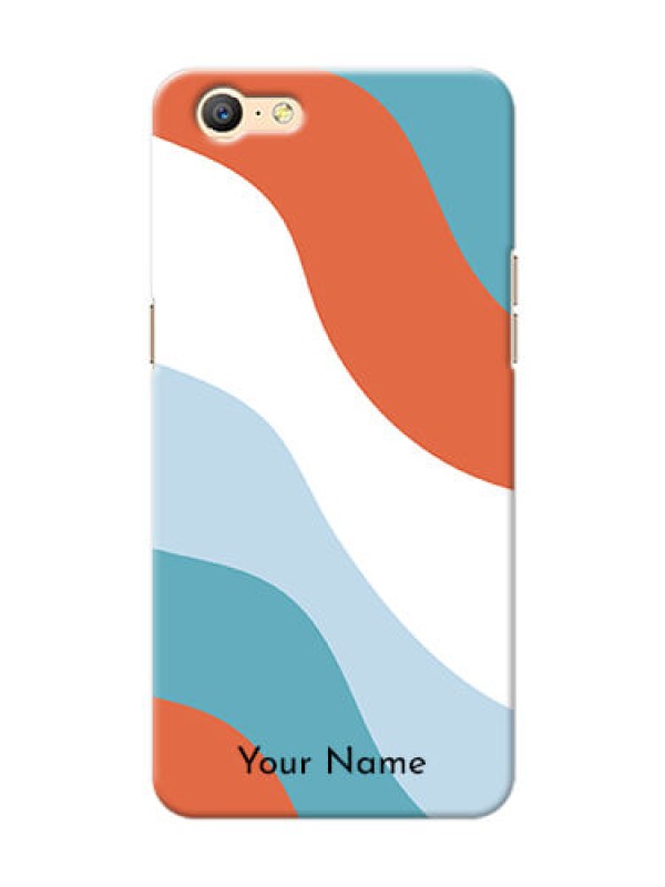 Custom Oppo A57 Mobile Back Covers: coloured Waves Design