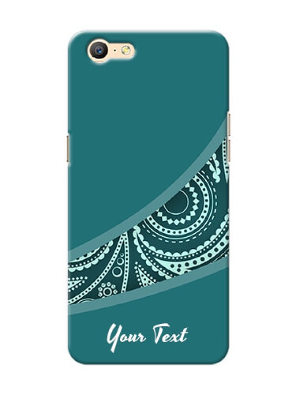 Custom Oppo A57 Custom Phone Covers: semi visible floral Design