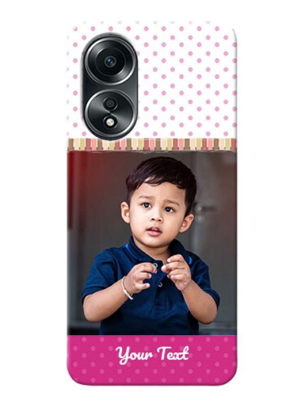 Custom Oppo A58 custom mobile cases: Cute Girls Cover Design
